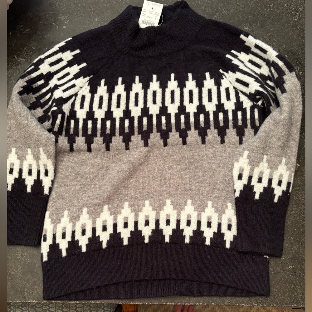 Crewcuts Fair Isle Sweater - girls small. NWT